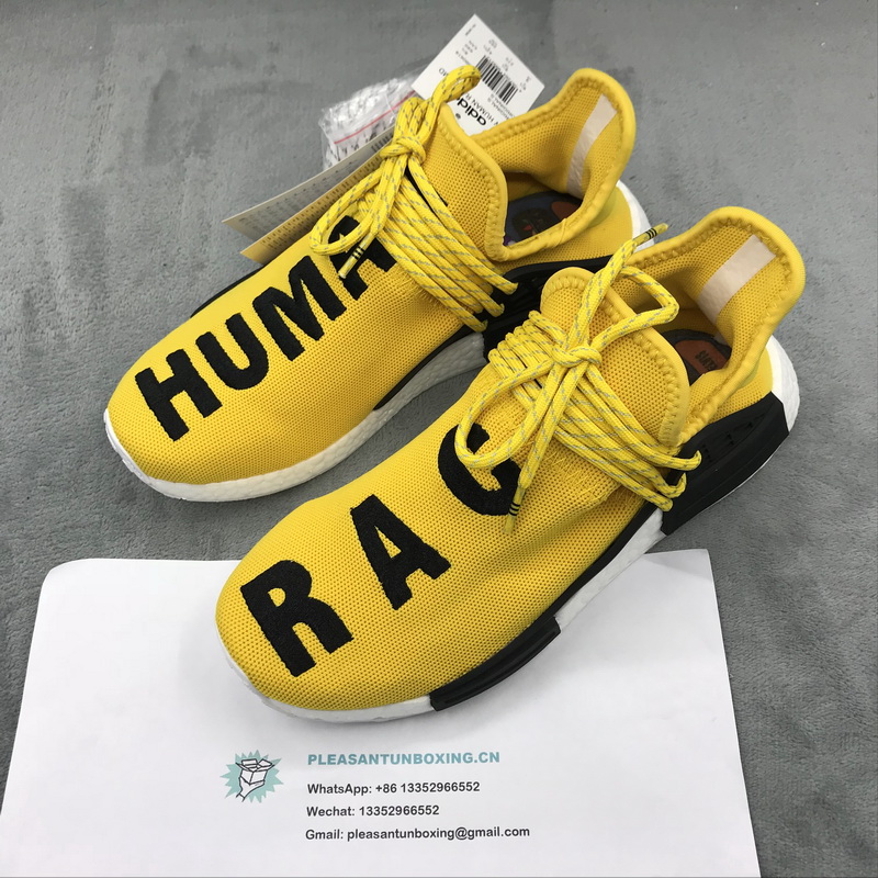 Authentic AD Human Race NMD x Pharrell Williams Yellow GS